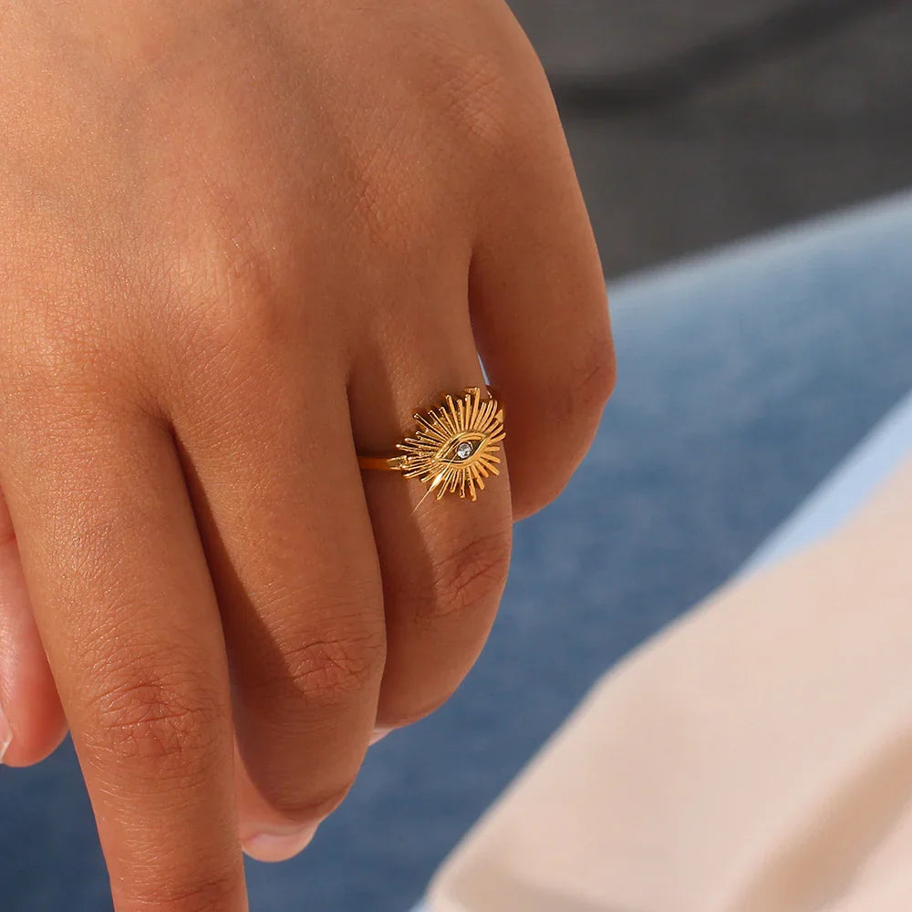 [Gaonasi]Solana Gold Ring