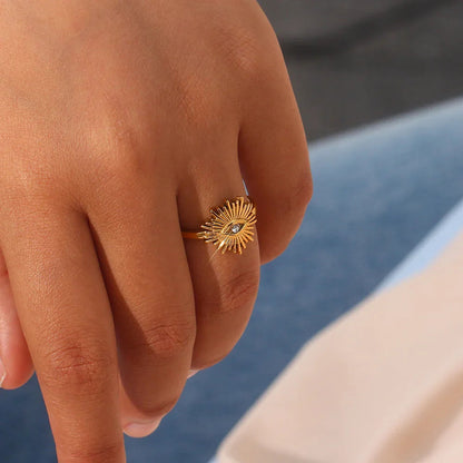[Gaonasi]Solana Gold Ring