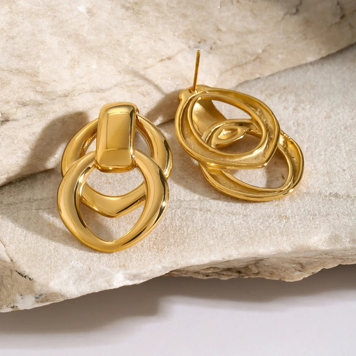 [Gaonasi]Zoey Gold Earrings