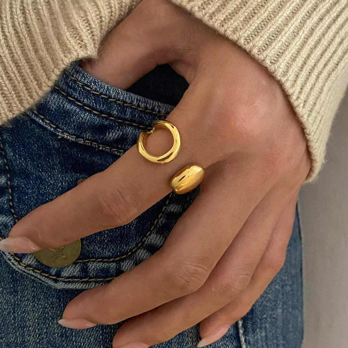 [Gaonasi]Sirena Gold Ring