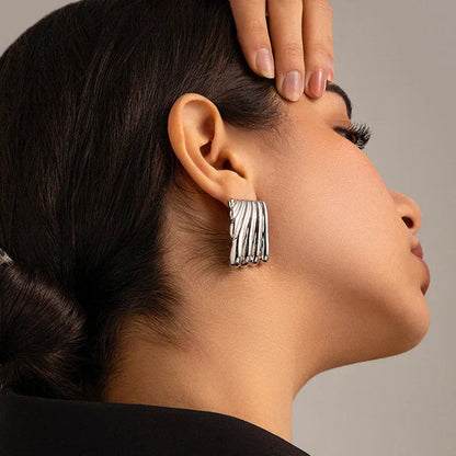 [Gaonasi]Alisa Gold Earrings