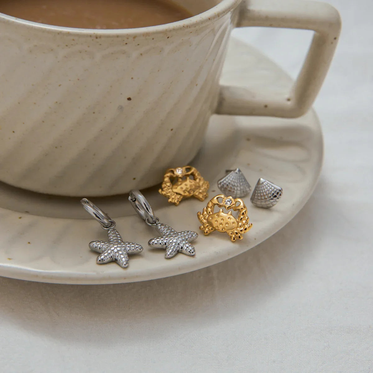 [Gaonasi]Cheyenne Seaside Essential Earrings Bundle