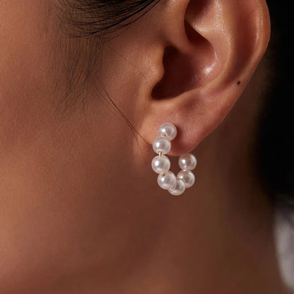 [Gaonasi]Nina Pearl Earrings