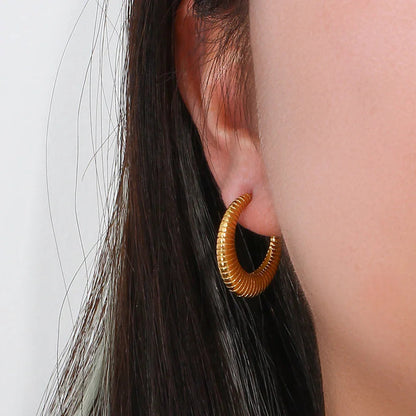 [Gaonasi]Bailey Hoop Earrings