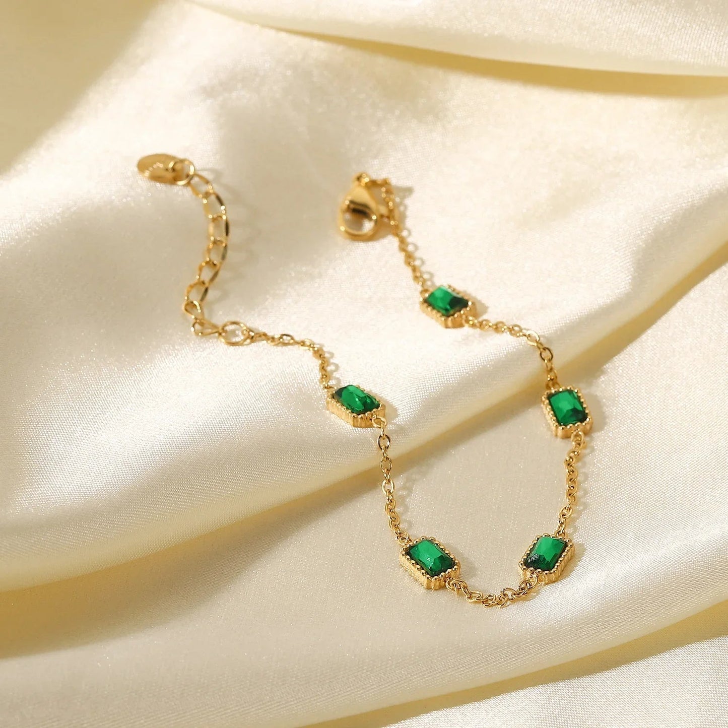[Gaonasi]Erin Green Bracelet