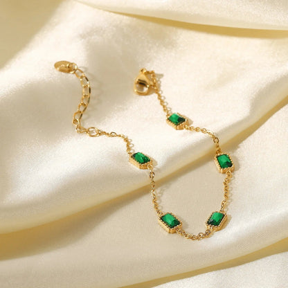 [Gaonasi]Erin Green Bracelet