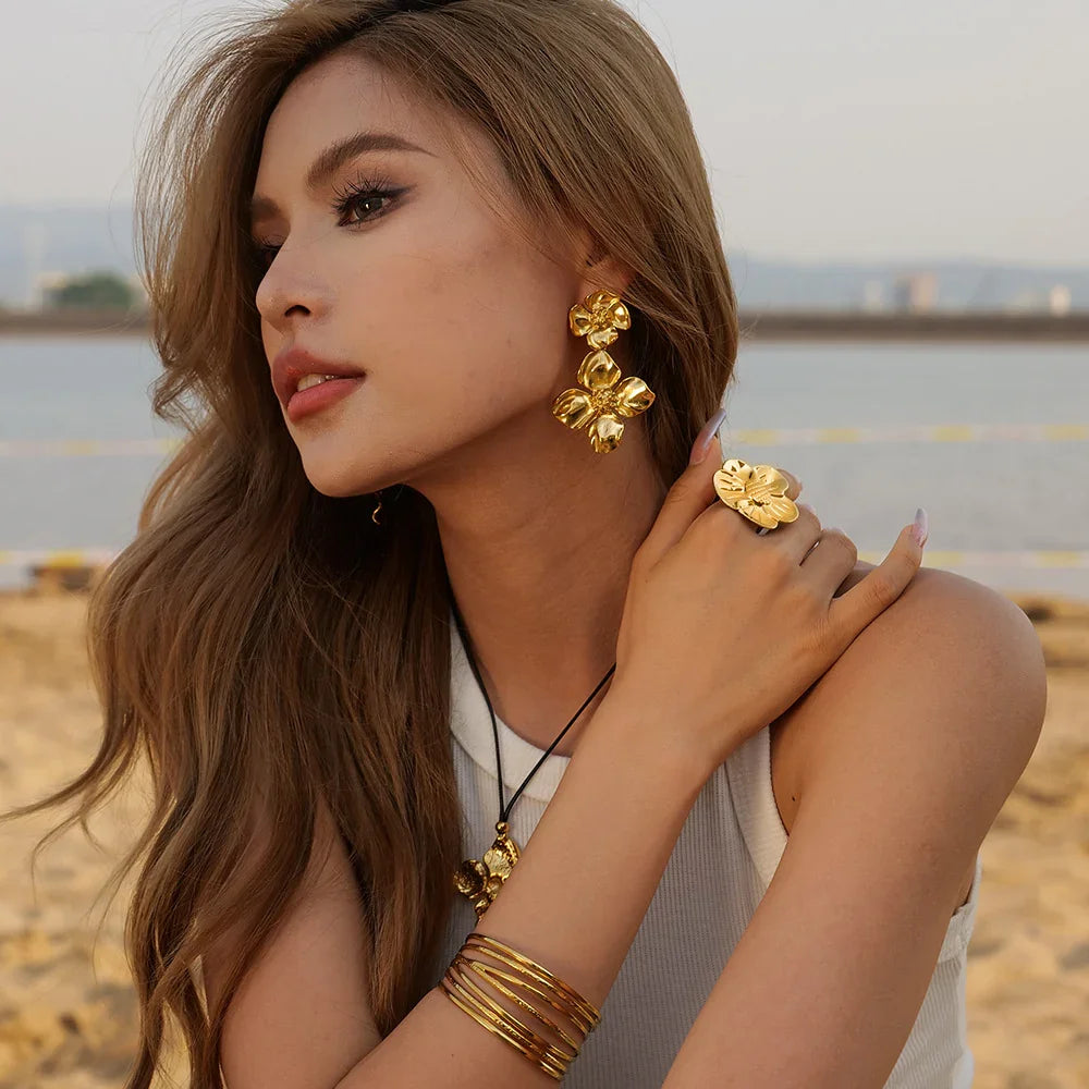[Gaonasi]Saisore Gold Ring