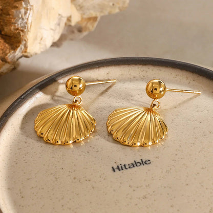 [Gaonasi]Delianna Shell Earrings