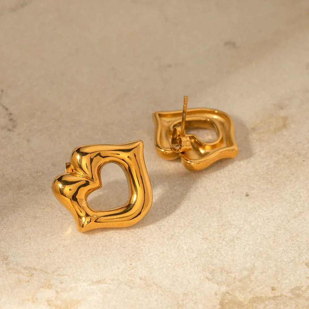 [Gaonasi]Odessa Gold Earrings