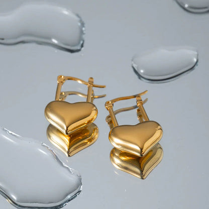 [Gaonasi]Jessamine Heart Earrings
