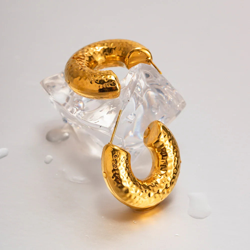 [Gaonasi]Bethany Gold Earrings