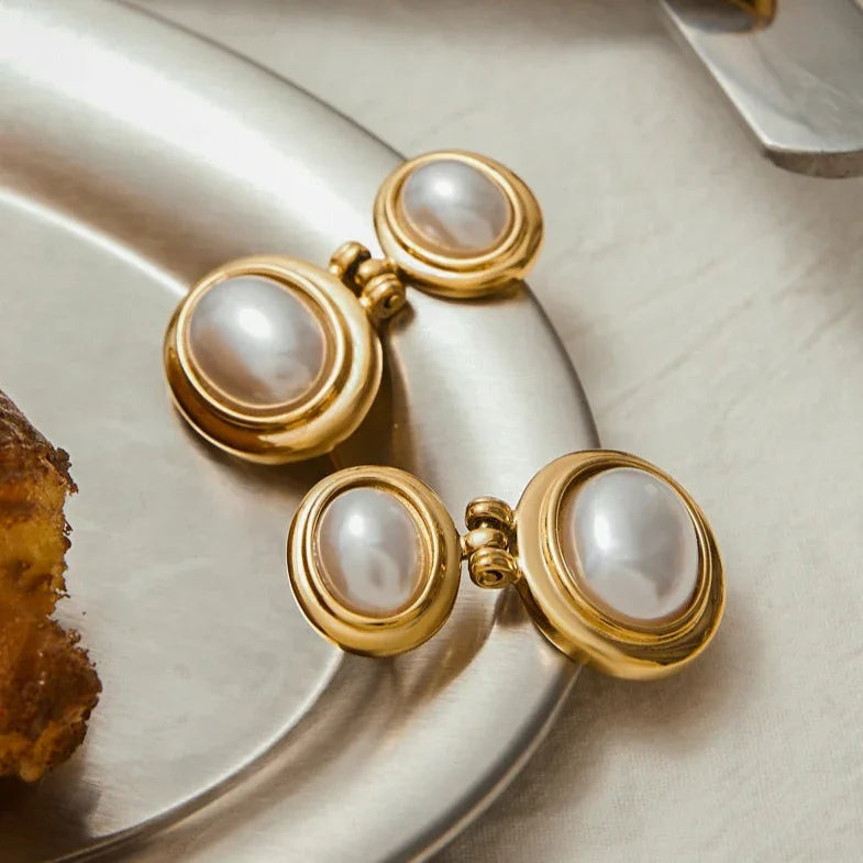 [Gaonasi]Winnie Freshwater Pearl Earrings