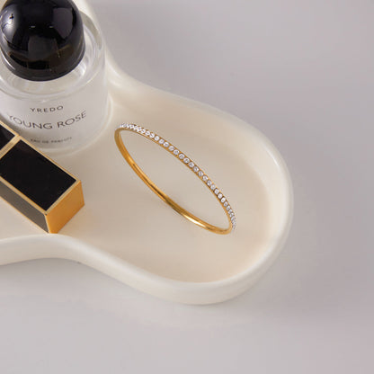 [Gaonasi]Kalista Diamond Gold Bangle