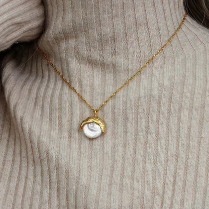 [Gaonasi]Kimberly Pearl Necklace