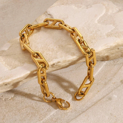 [Gaonasi]Melissa Gold Chain Bracelet