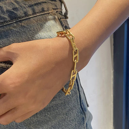 [Gaonasi]Melissa Gold Chain Bracelet