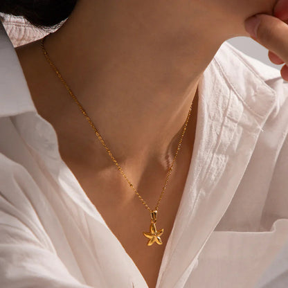 [Gaonasi]Emmie Gold Starfish Pendant