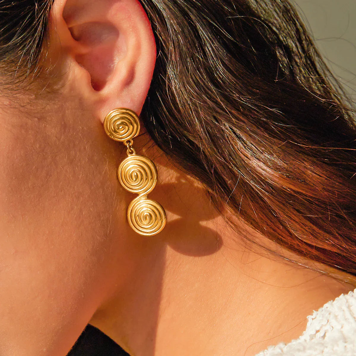 [Gaonasi]Marielle Gold Earrings