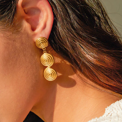 [Gaonasi]Marielle Gold Earrings
