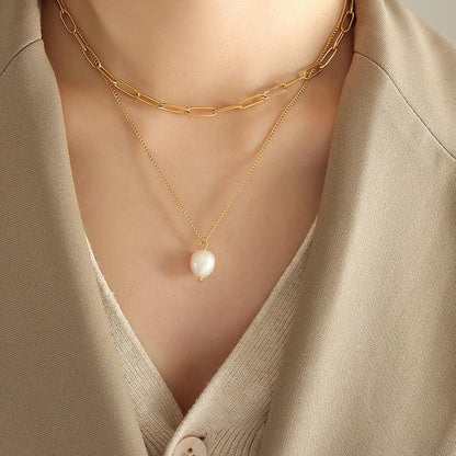 [Gaonasi]Undine Freshwater Pearl Necklace