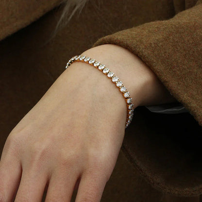 [Gaonasi]Wisteria Diamond Tennis Bracelet