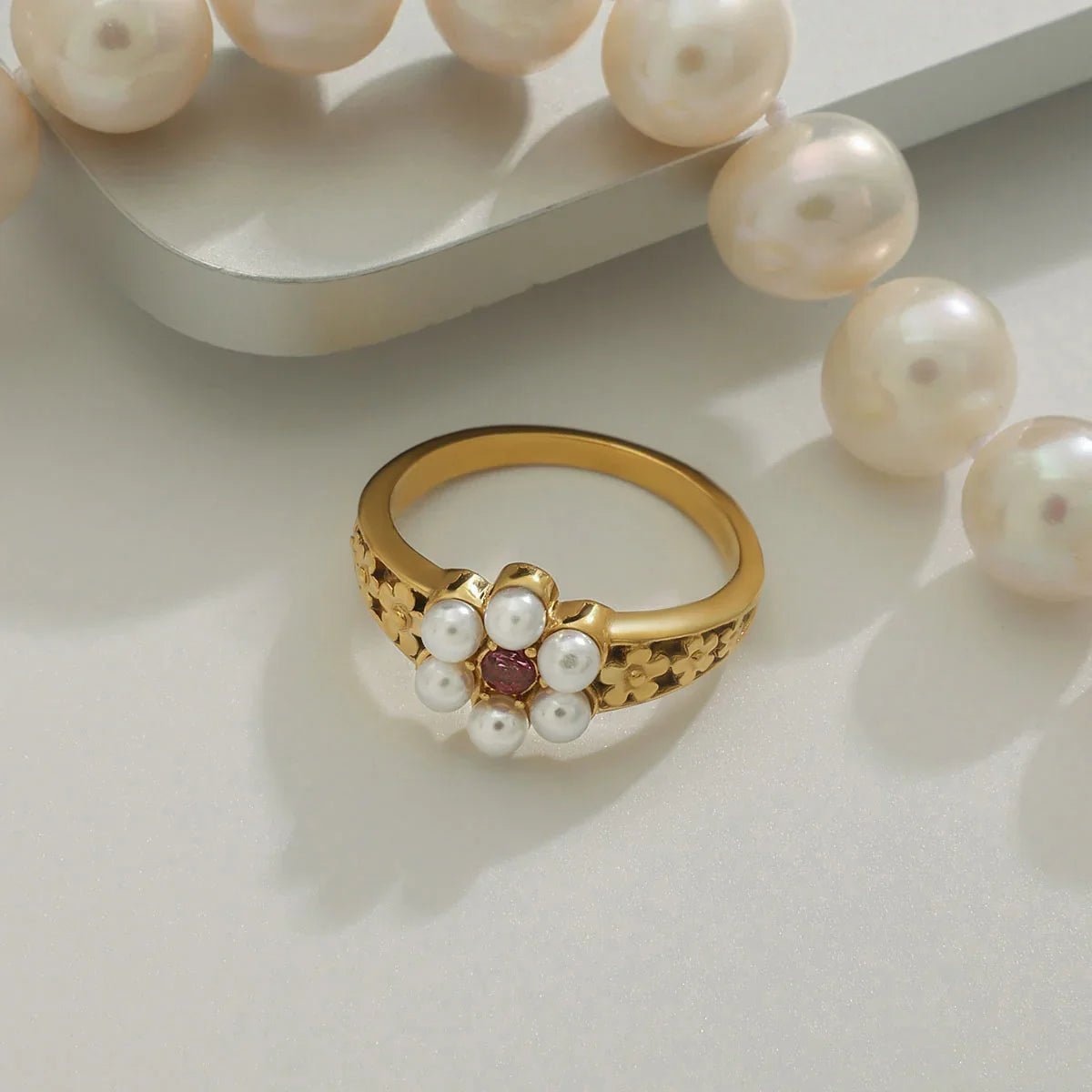[Gaonasi]Thalia Freshwater Pearl Ring