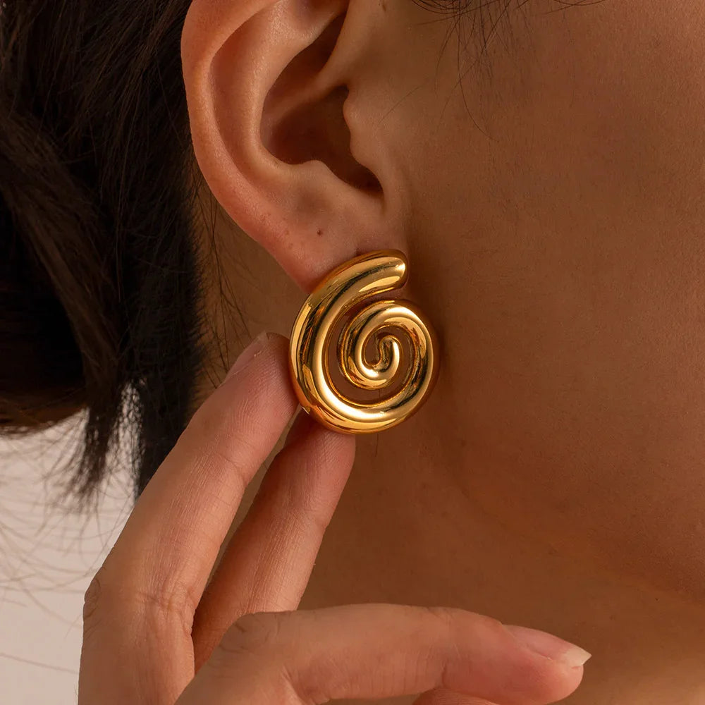[Gaonasi]Malibu Gold Earrings