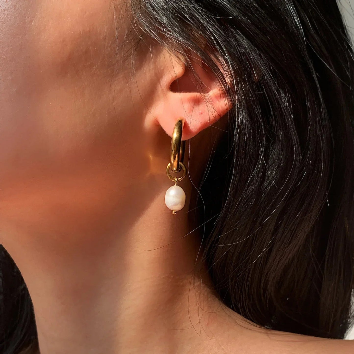[Gaonasi]Stella Pearl Earrings