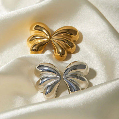 [Gaonasi]Liesel Gold Butterfly Earrings