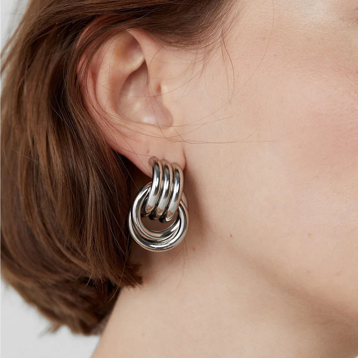 [Gaonasi]Luna Layered Hoop Earrings