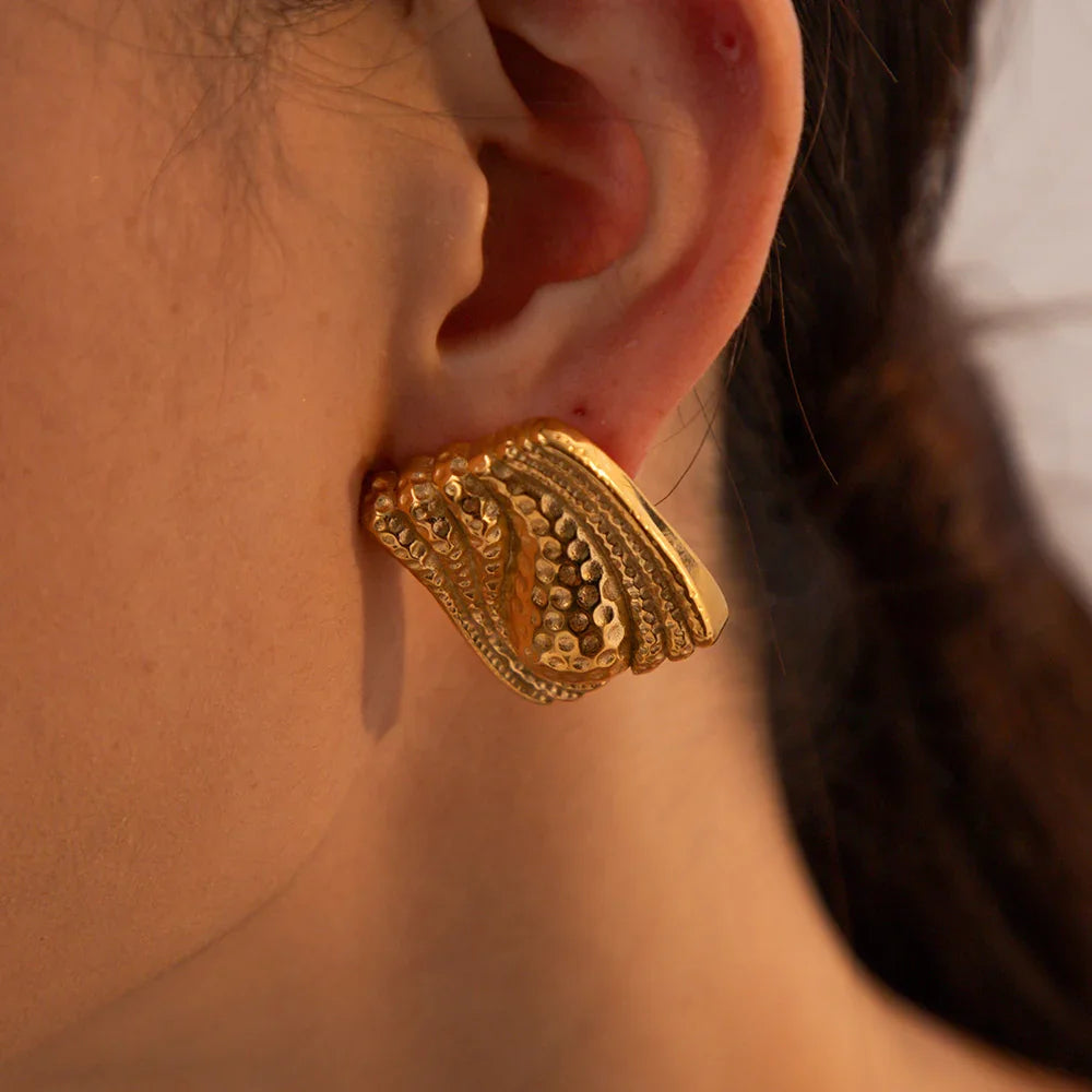[Gaonasi]Marigold Gold Earrings