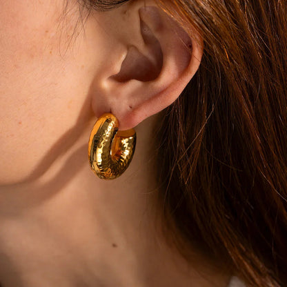 [Gaonasi]Bethany Gold Earrings