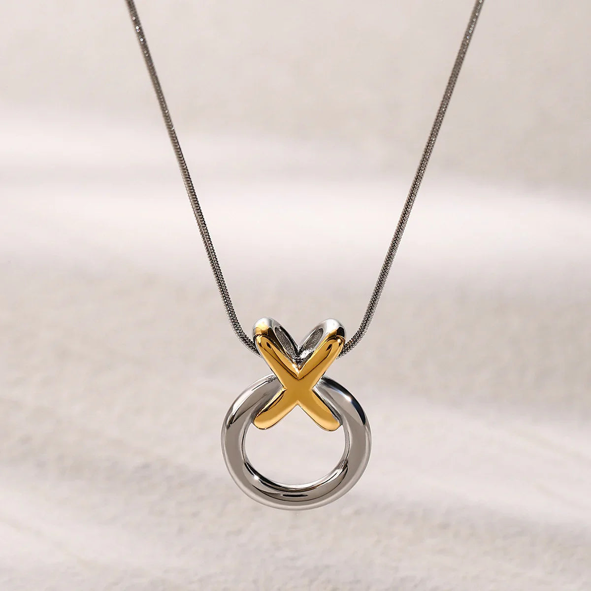 [Gaonasi]Mirabelle Ring Knot Necklace