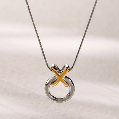 [Gaonasi]Mirabelle Ring Knot Necklace