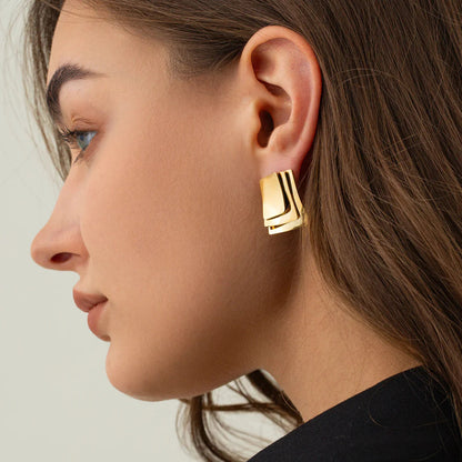 [Gaonasi]Hettie Gold Earrings