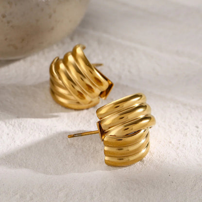 [Gaonasi]Avalon Gold Earrings