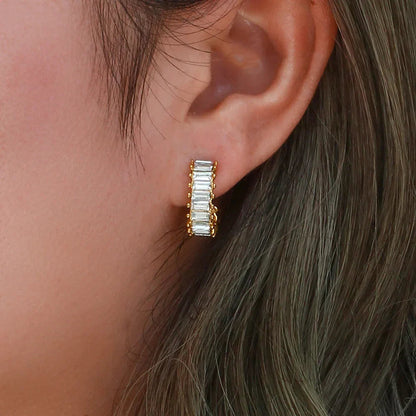 [Gaonasi]Agnes Diamond Earrings