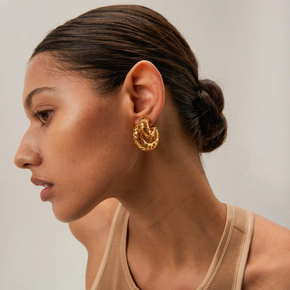[Gaonasi]Alma Gold Earrings