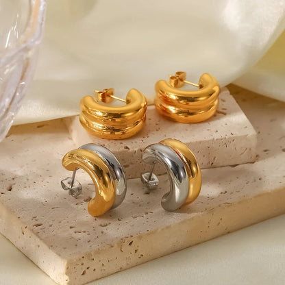 [Gaonasi]Henrietta Gold Earrings