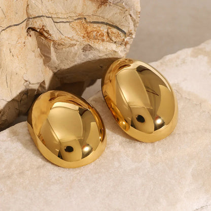 [Gaonasi]Callista Gold Bean Earrings