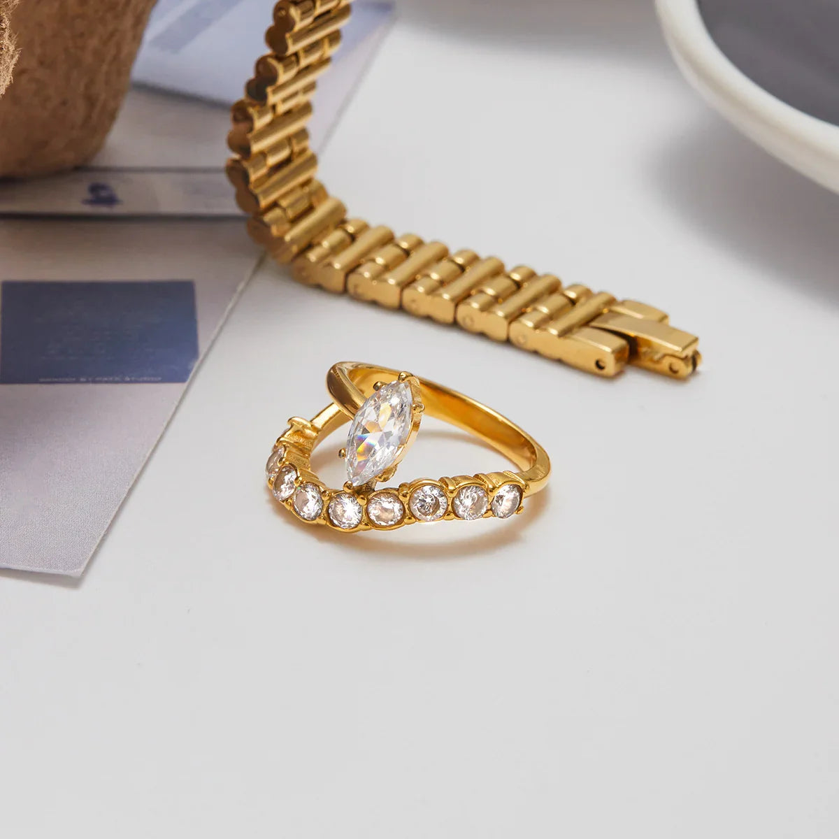 [Gaonasi]Calina Marquise Diamond Ring
