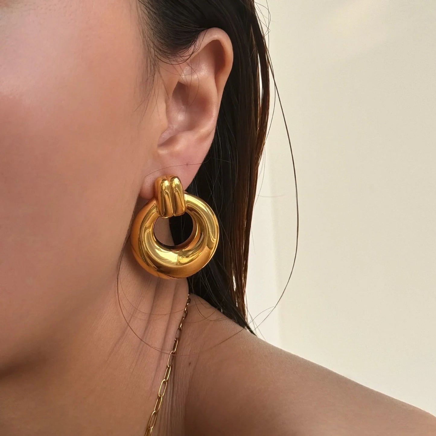[Gaonasi]Lynora Gold Earrings