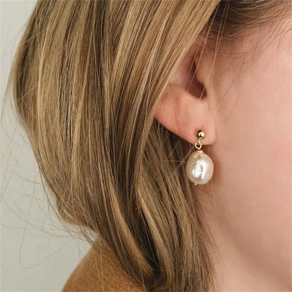[Gaonasi]Gloria Freshwater Pearl Earrings