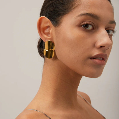 [Gaonasi]Mireille Gold Earrings