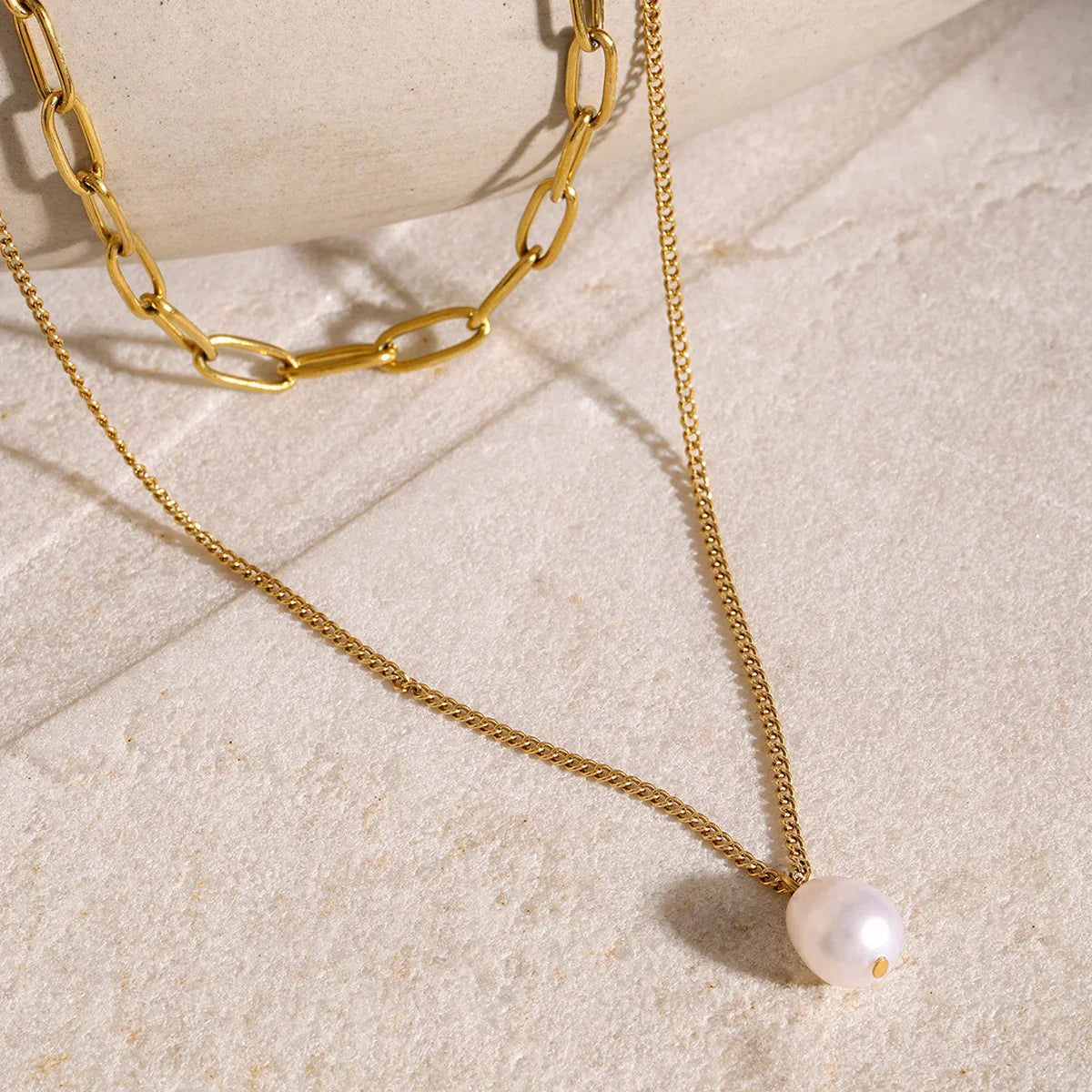 [Gaonasi]Undine Freshwater Pearl Necklace