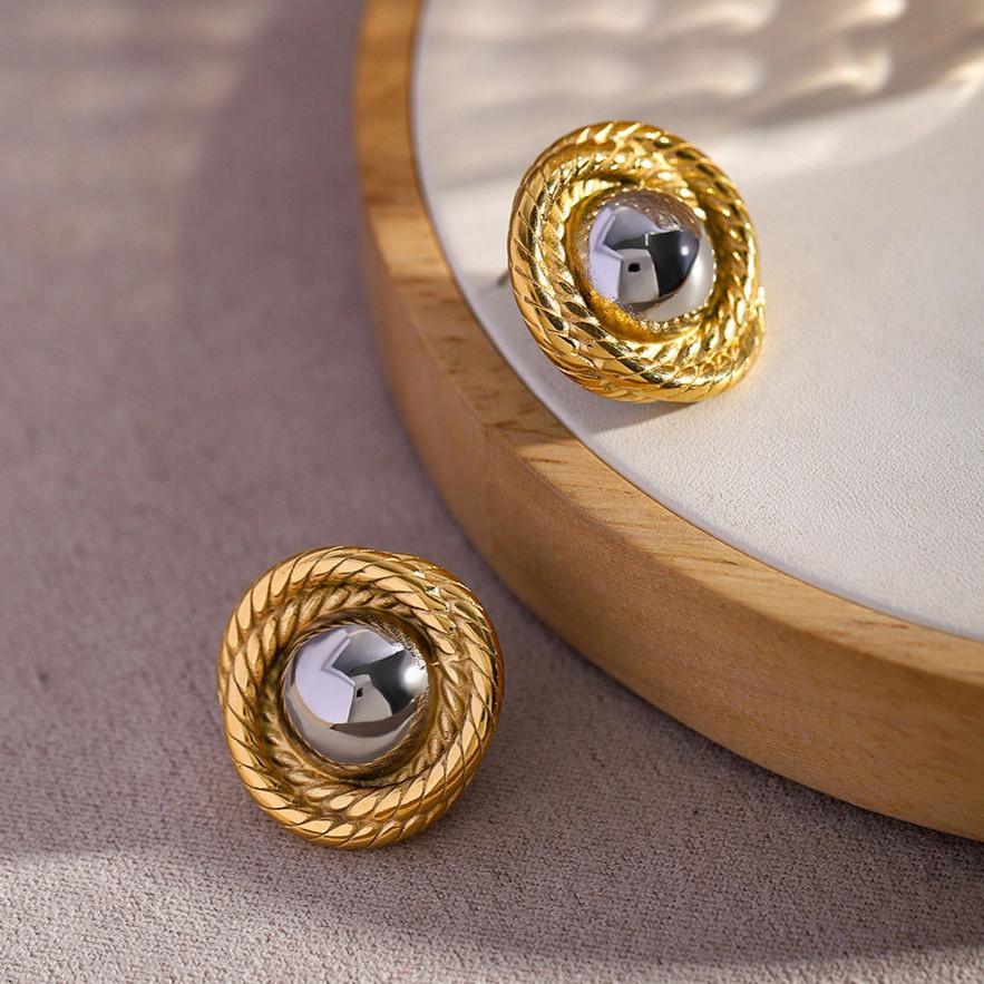 [Gaonasi]Ariadne Gold Earrings
