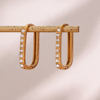 [Gaonasi]Maya Gold Hoop Earrings