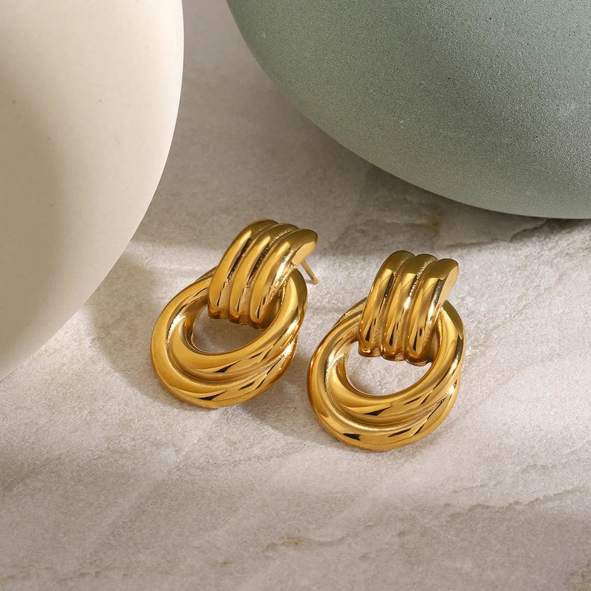 [Gaonasi]Luna Layered Hoop Earrings