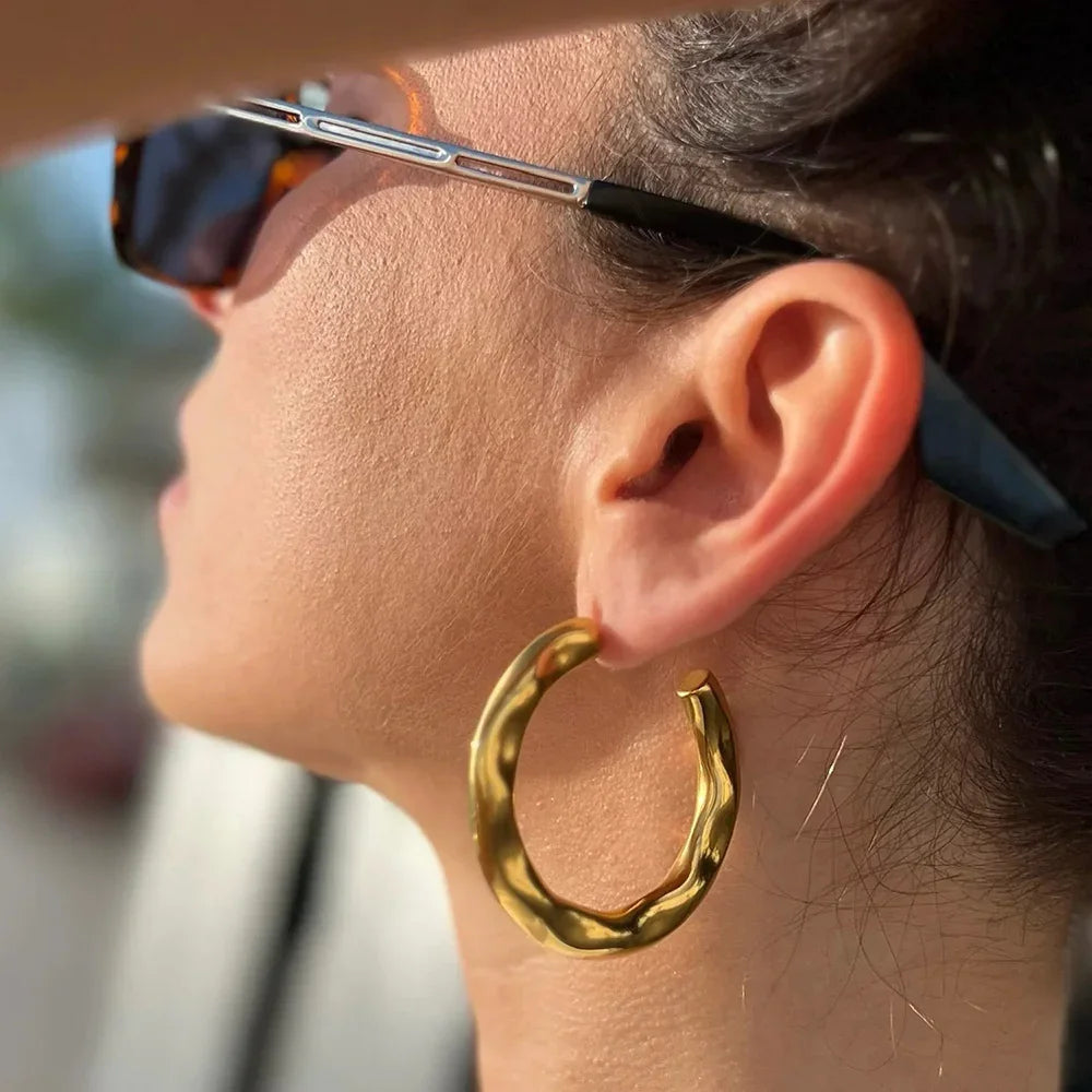[Gaonasi]Riley Gold Earrings