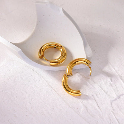 [Gaonasi]Bold Round Hoops